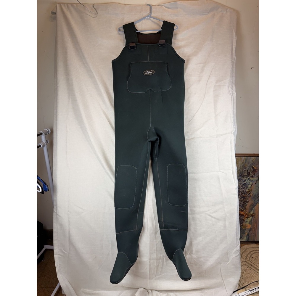 Frogg Toggs Chest Waders Mens Medium Green Neoprene Stockingfoot 2713143
